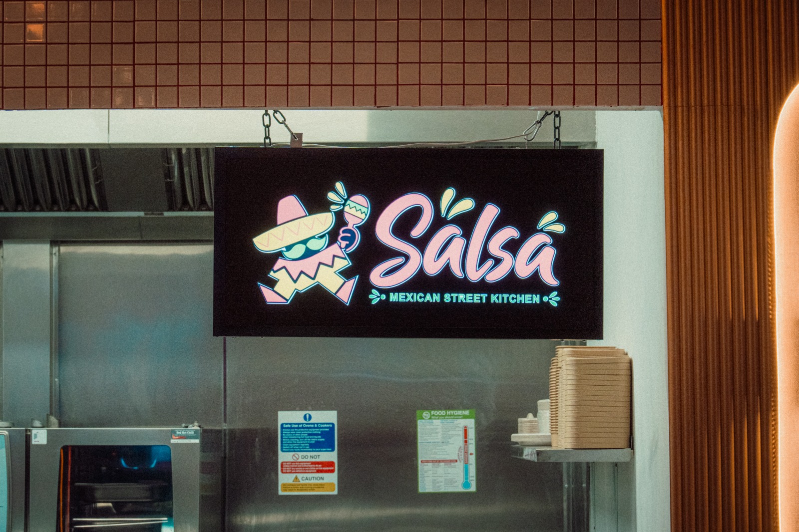 House salsas in small bowls
