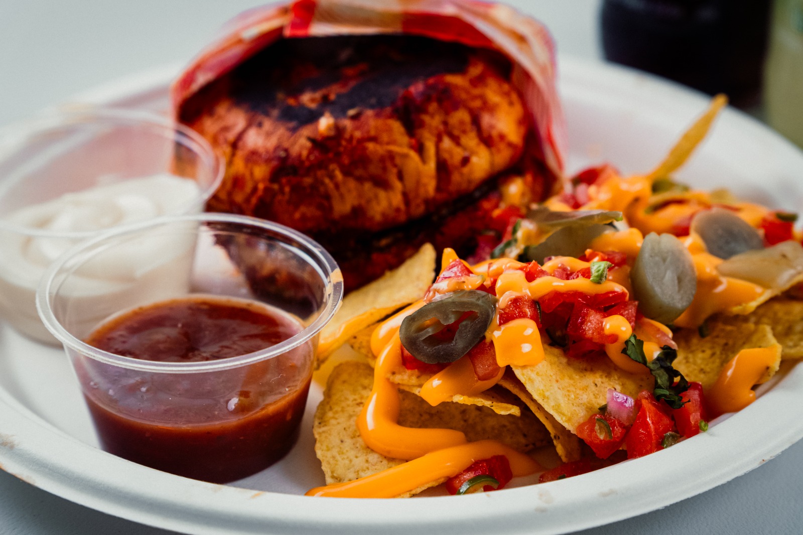 Quesadilla wedges with guacamole